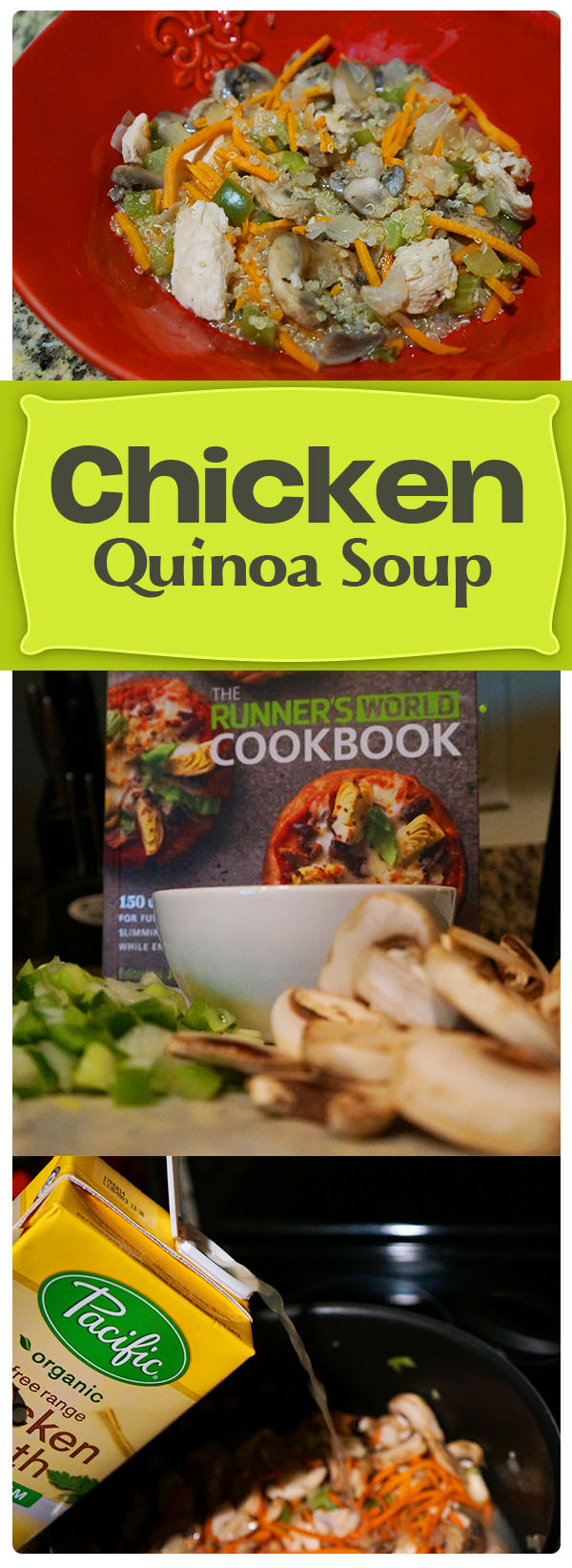 Chicken Quinoa Soup - a gluten free healthy recipe make over of a classic