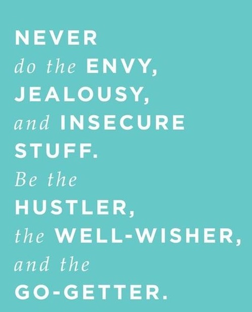 Understanding envy and getting over it