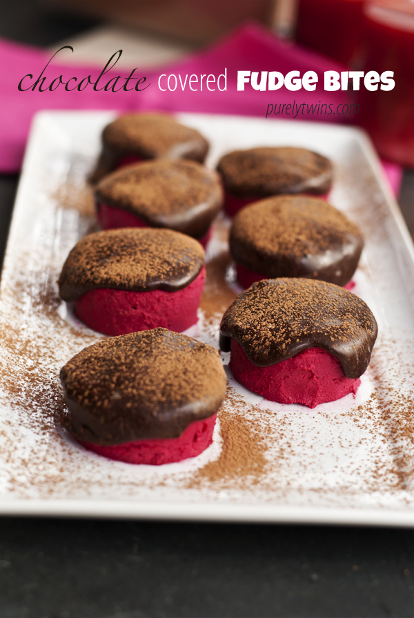 beet fudge bites