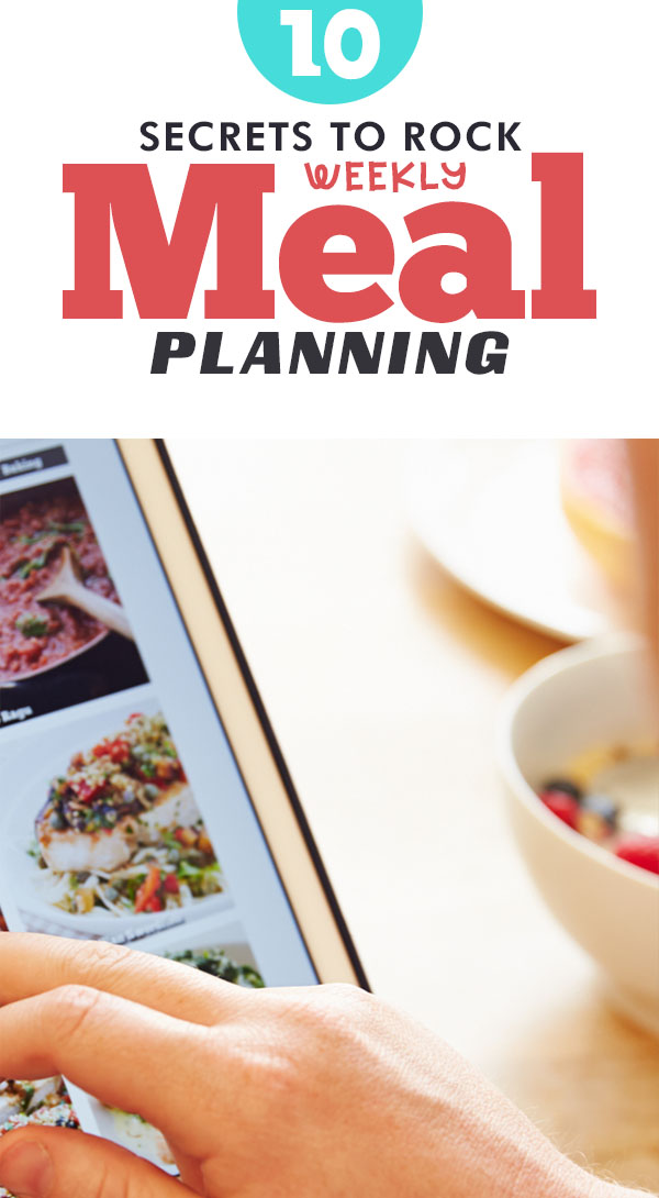 weekly meal planner tips