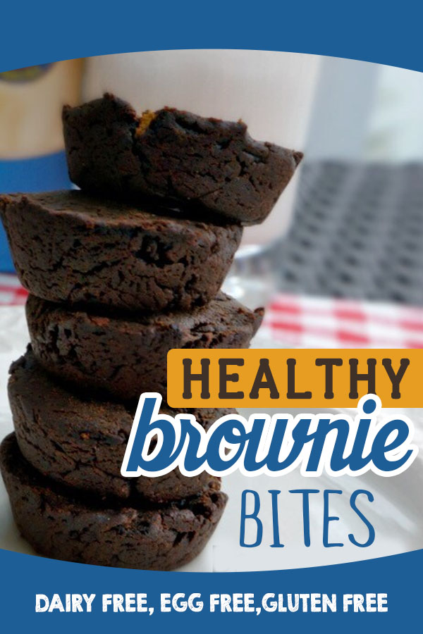 Clean Eating Dessert - Healthy Brownies made bite size - DairyFree, Gluten Free, Vegan Option