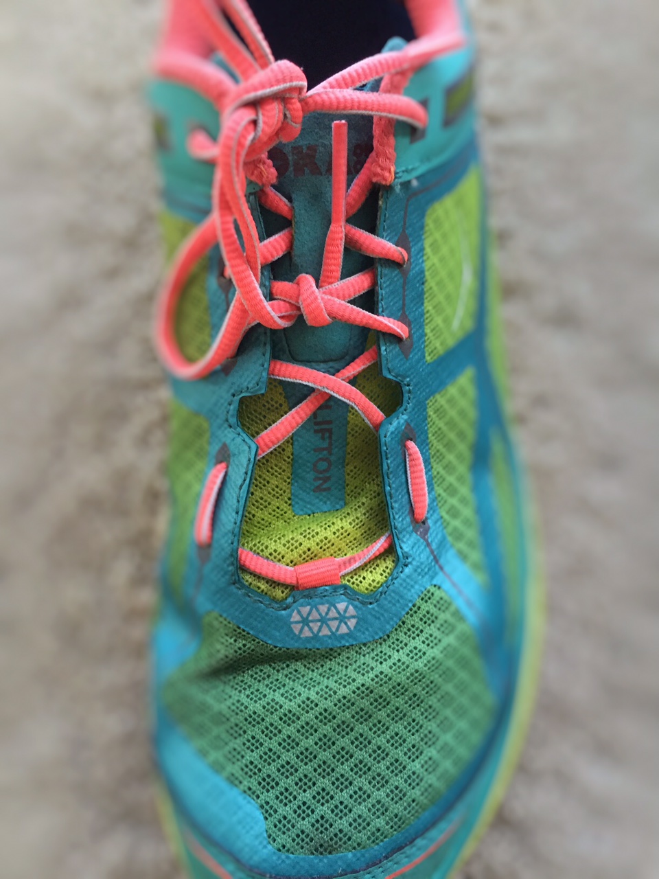 Shoelacing to help relieve foot pain - read more on running with foot pain