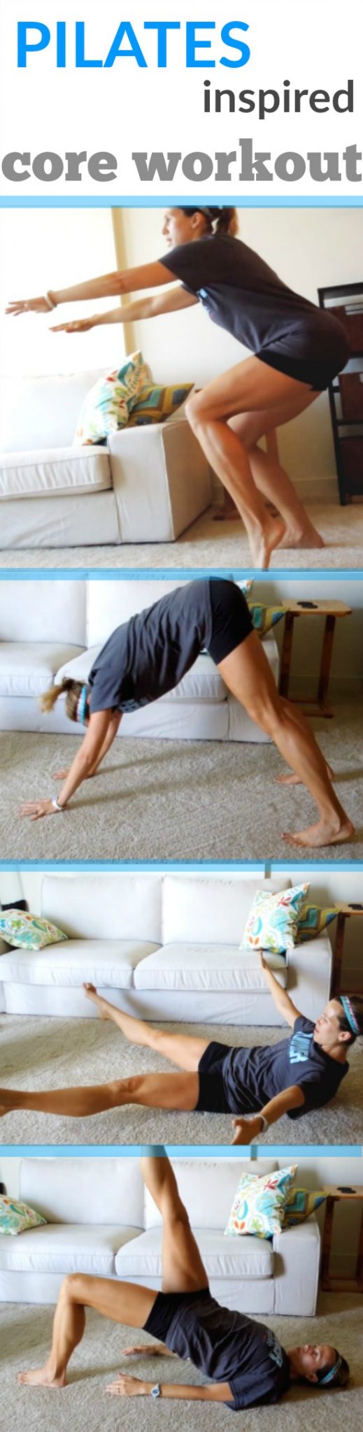 Strengthen your Core with this Pilates inspired ab workout - it will make you a better runner!