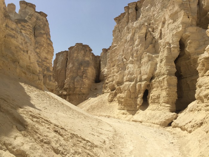 Mountain biking through the Judean Desert