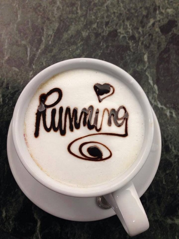 running coffee
