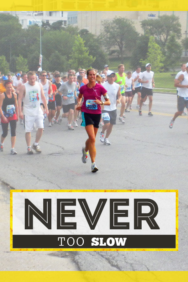 You're never too slow, old, fat or any other excuse - running builds confidence