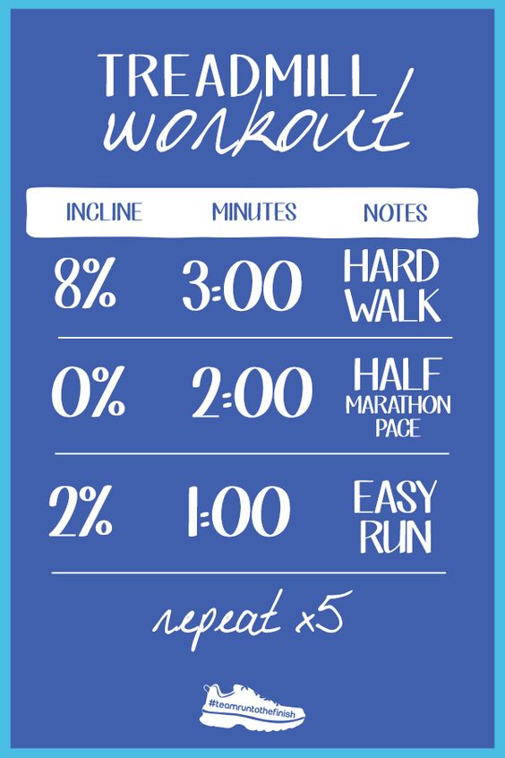 Treadmill workout to help beat boredom - click for more mind games for toug runs