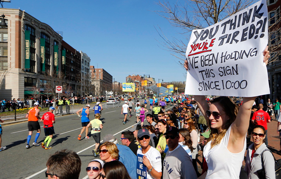 funny things we think on race day