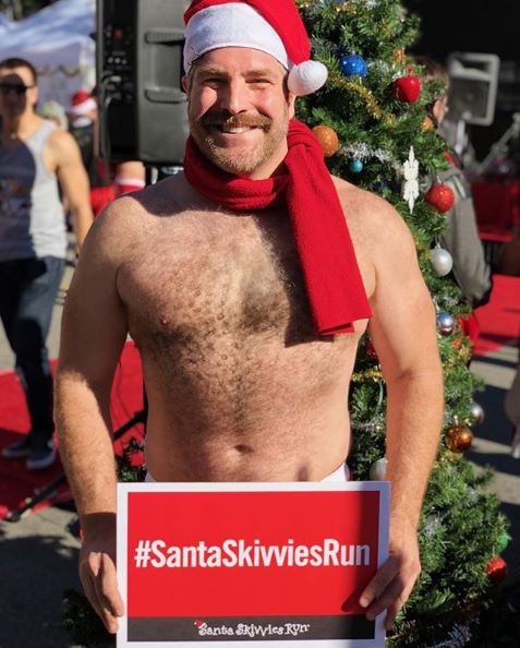 Holiday underwear run