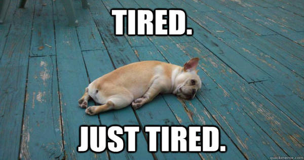 tired runner