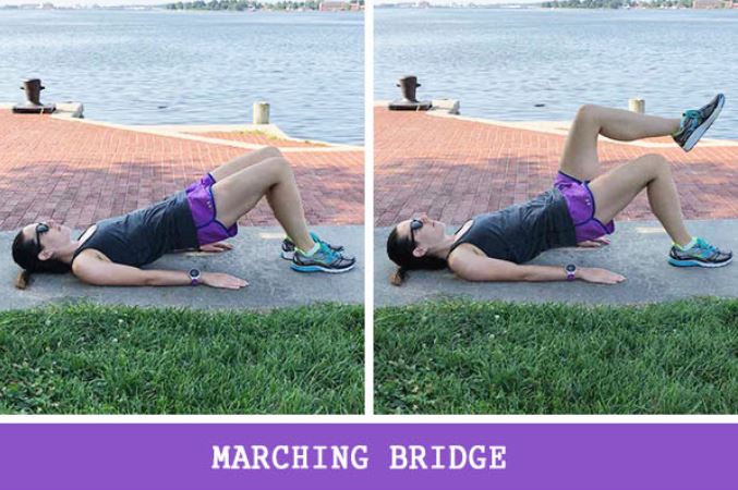 Marching bridge
