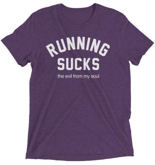 running sucks shirt
