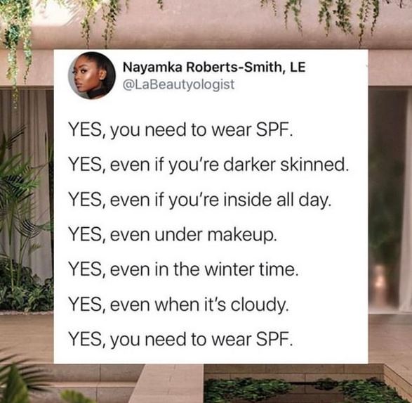 why you need to wear sunscreen