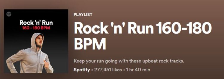 180 BPM Playlist