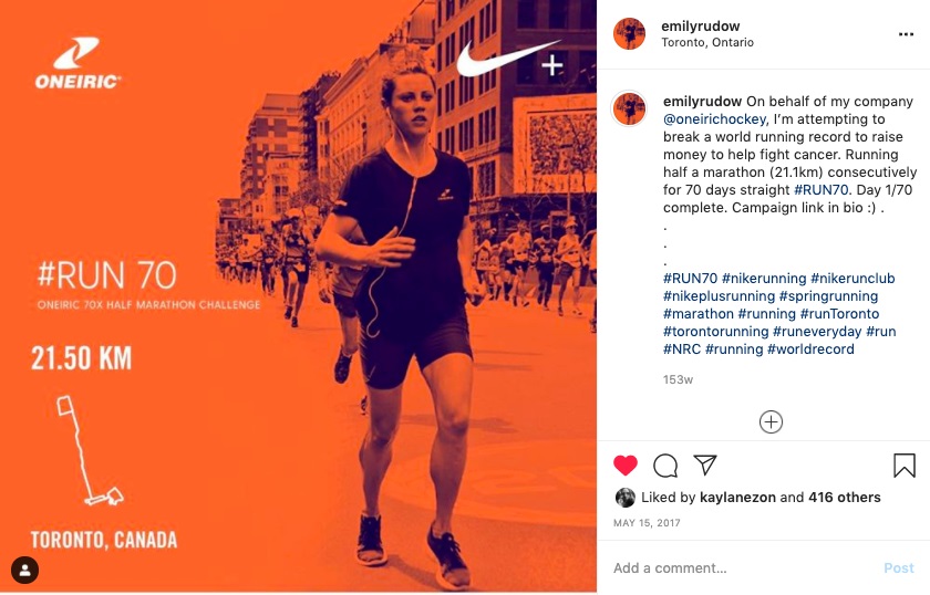 how to run for charity