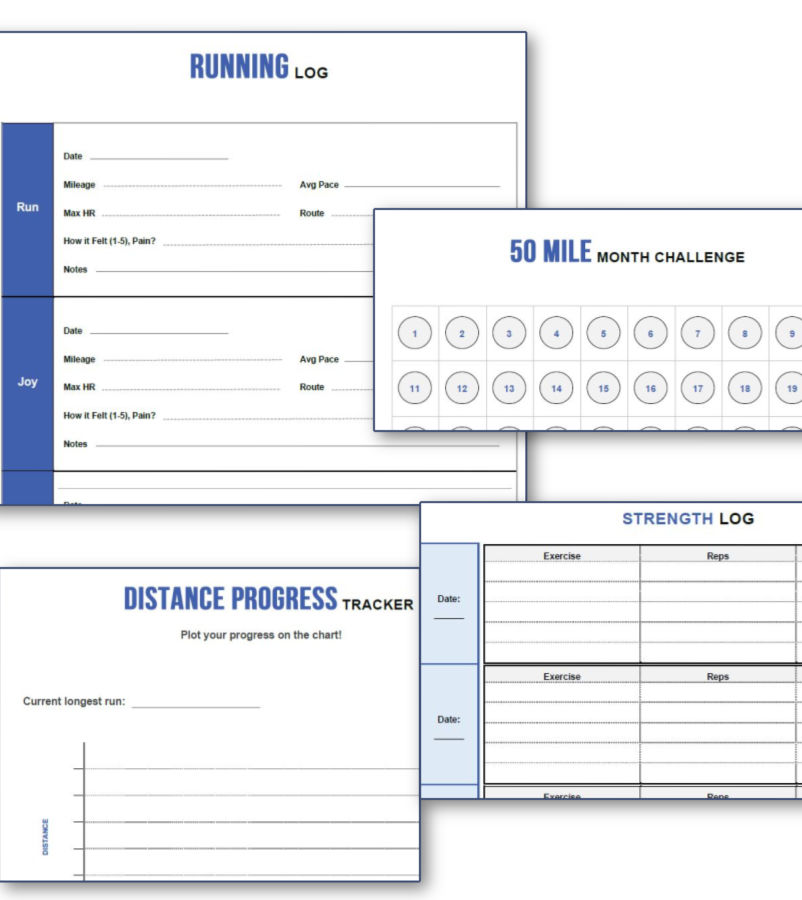Printable Running Log