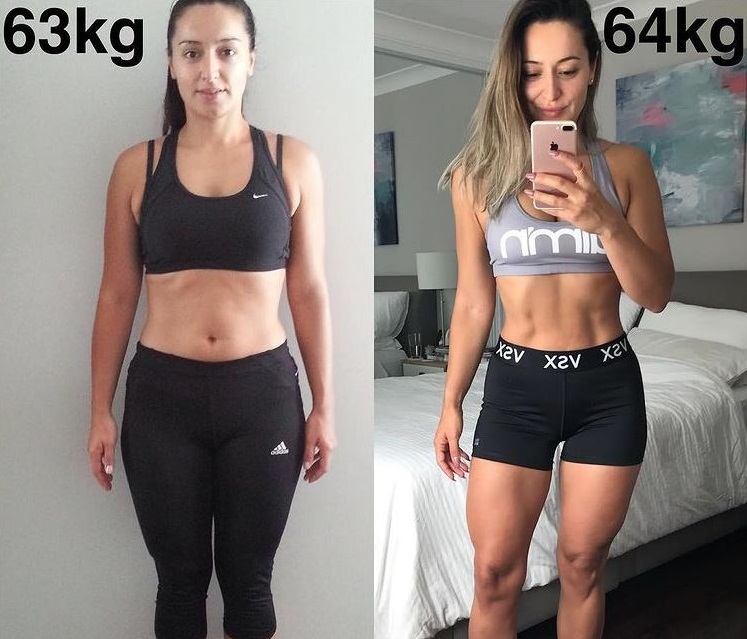 does muscle weigh more than fat