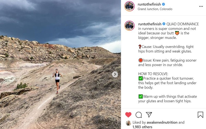 instagram running coach