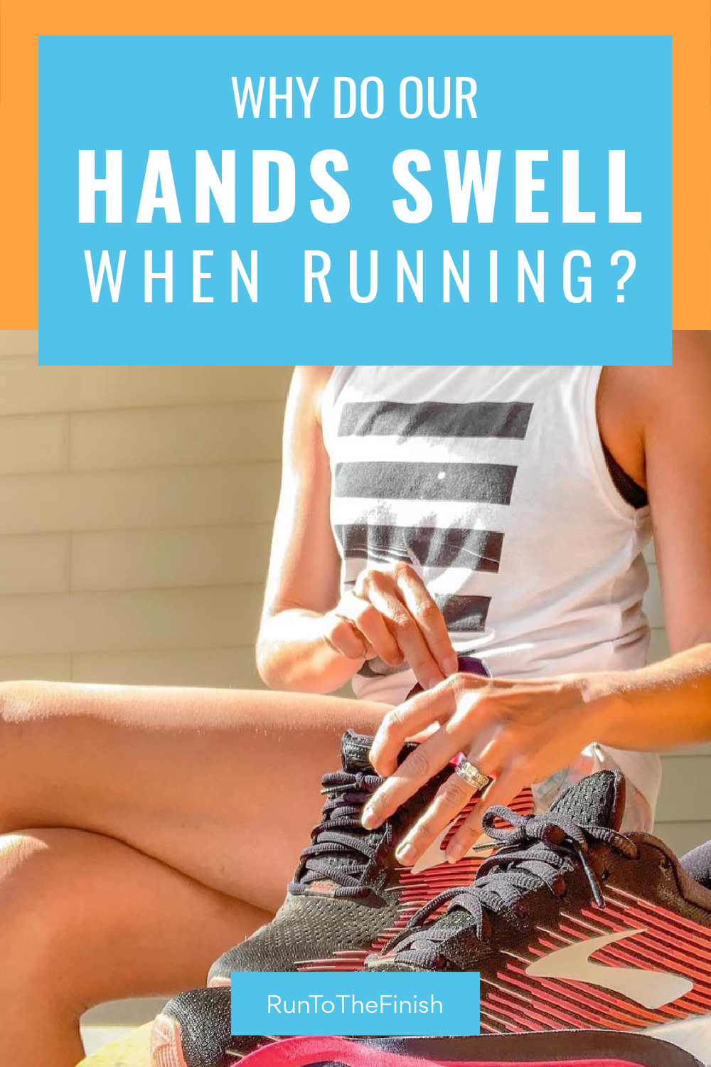 Hands swell while walking