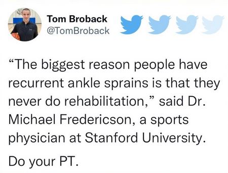 running with weak ankles