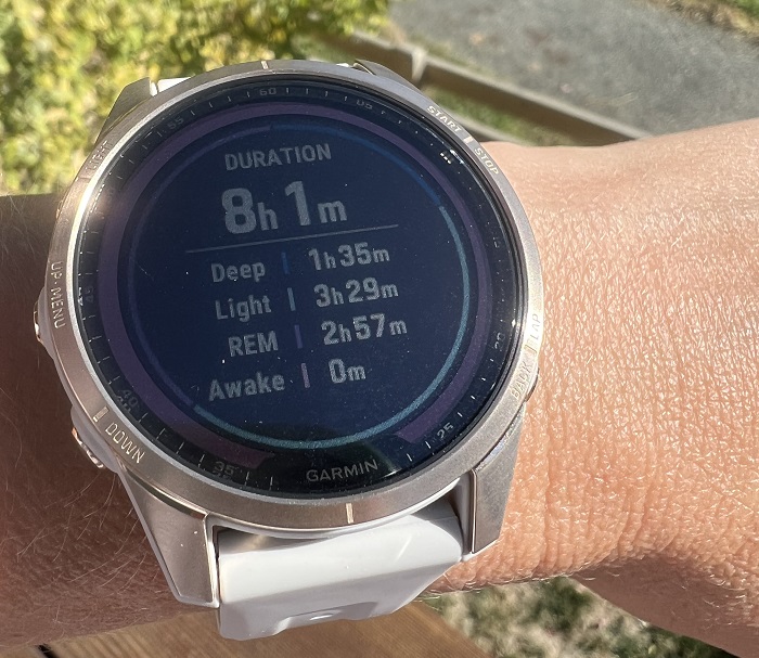 Garmin Sleep Tracking
