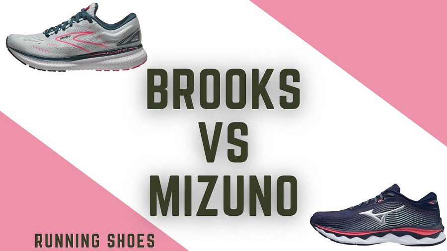brooks vs mizuno running shoes