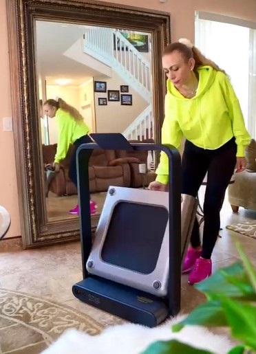 folding under desk treadmill