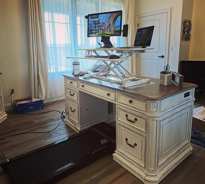 set up for under desk treadmill
