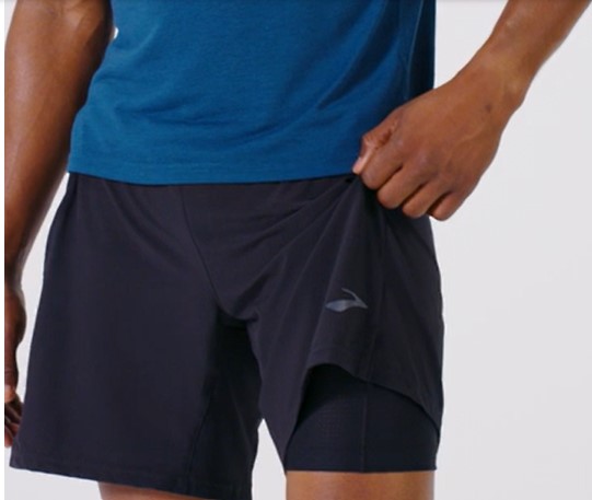 brooks men's running shorts
