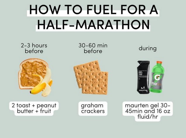 what to eat before a half marathon