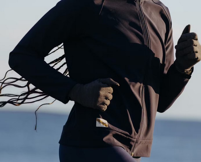 wool running jacket