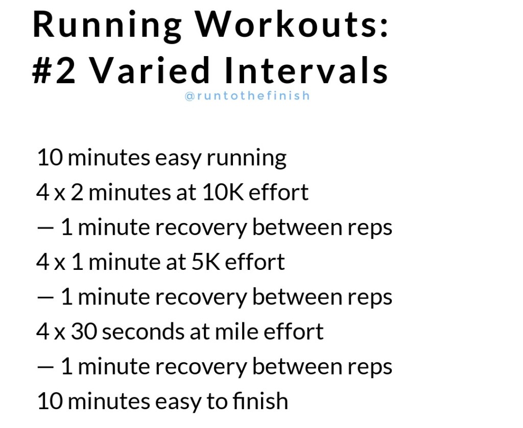 example interval running workouts